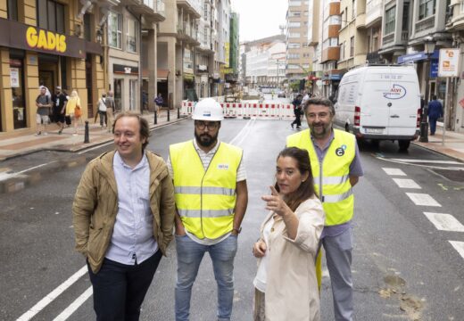 Arrinca a segunda fase da reurbanización de San Andrés, coa intervención entre Santa Catalina e a praza de Pontevedra